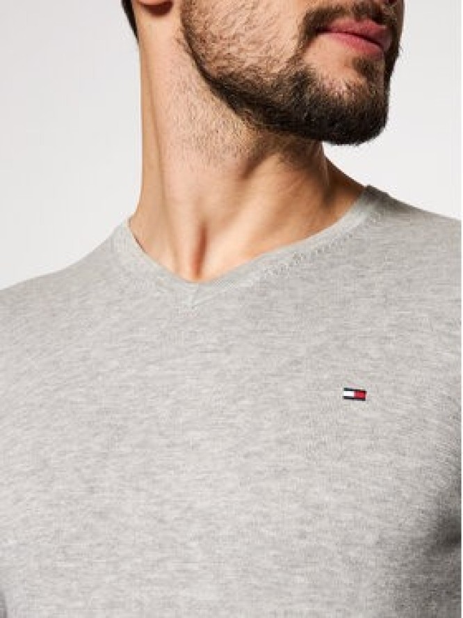 Tommy Hilfiger Sweter MW0MW04979 Szary Regular Fit