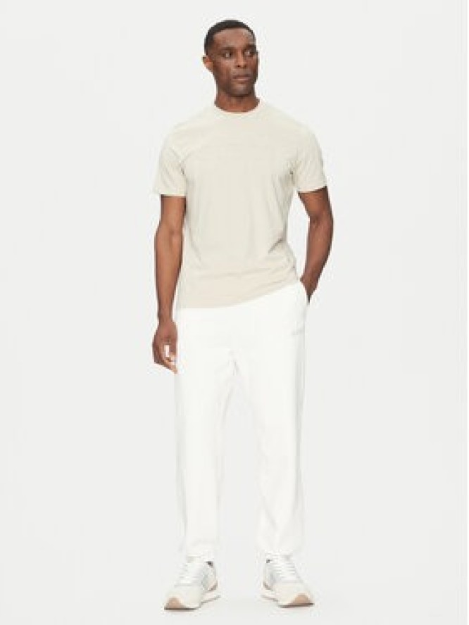 Guess T-Shirt Z2YI11 J1314 Beżowy Regular Fit