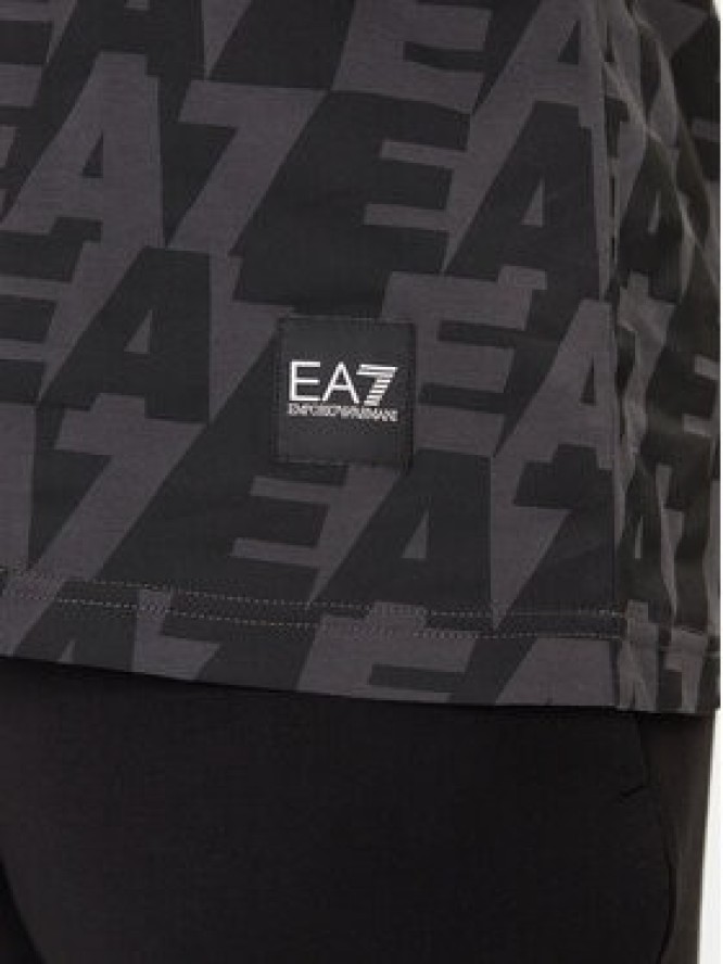 EA7 Emporio Armani T-Shirt 7M000980 AF10378 U8117 Szary Regular Fit