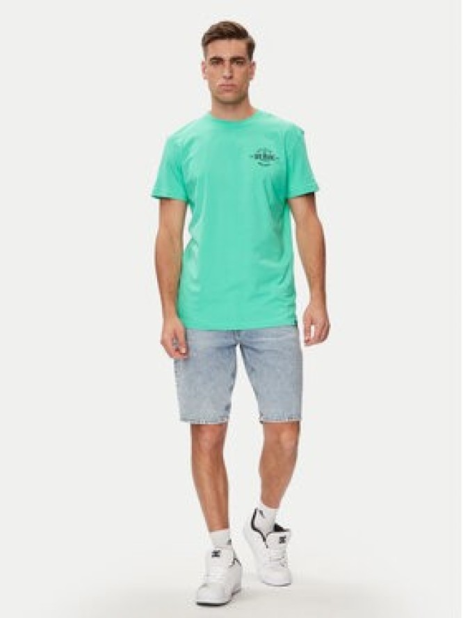 DC Shoes T-Shirt Chain Gang Tss ADYZT05348 Zielony Regular Fit