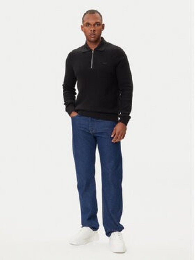 Lacoste Sweter AH5187 Czarny Regular Fit