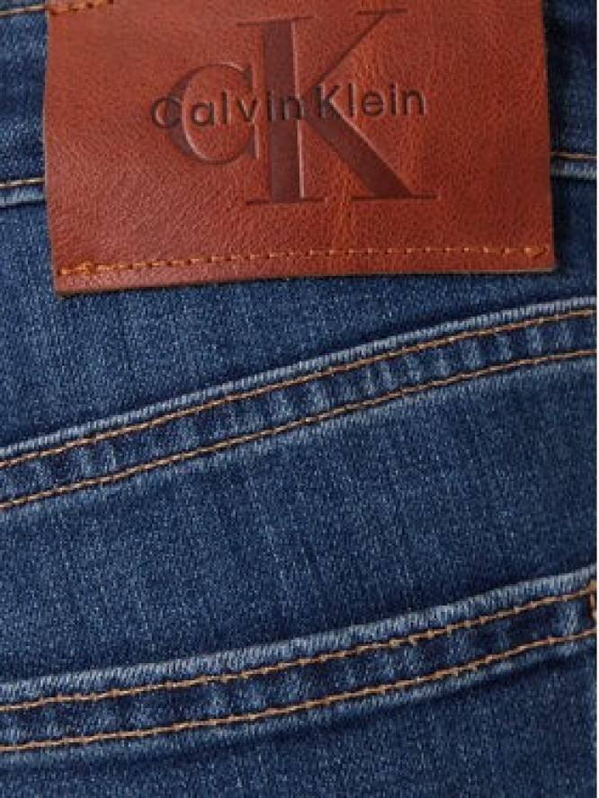 Calvin Klein Jeans Jeansy LV04RE777G Granatowy Slim Fit
