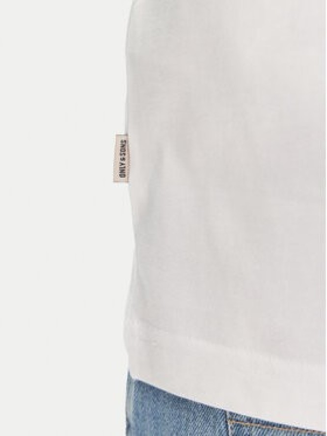 Only & Sons T-Shirt Cabana 22034380 Biały Relaxed Fit
