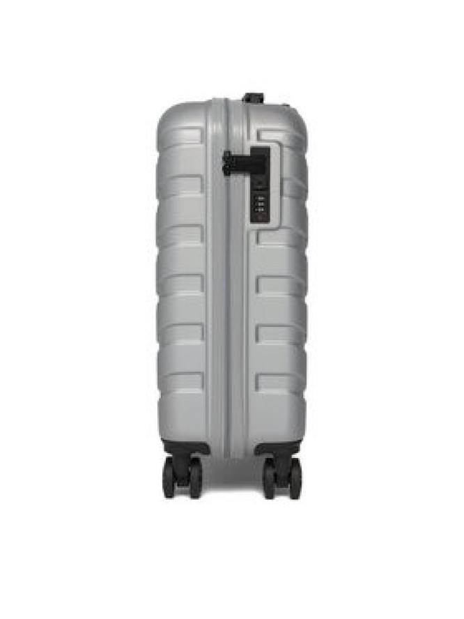 GINO ROSSI Walizka kabinowa C-GIN-S-003-05-SILVER Srebrny