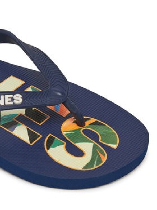 Jack & Jones Japonki Jfwlogo Palm Print Flip Flop Ln 12230642 Granatowy