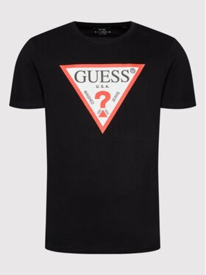 Guess T-Shirt M2GI68 KBA60 Czarny Regular Fit