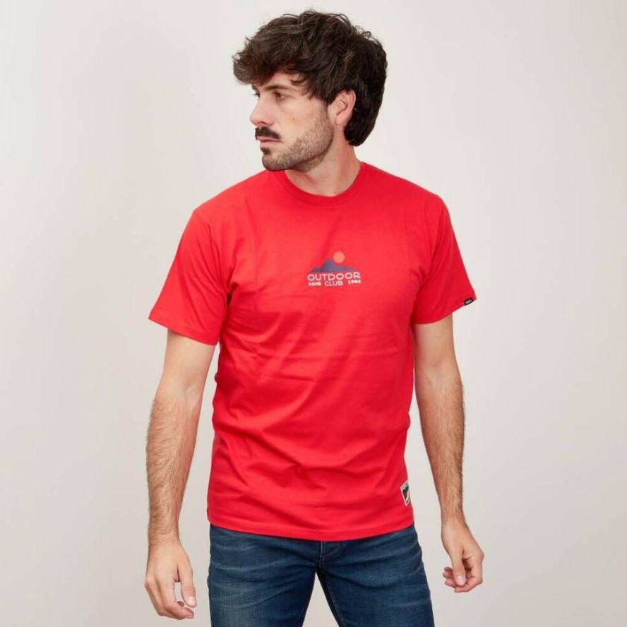 Koszulka Mężczyzna Vans Club pomarańczowy