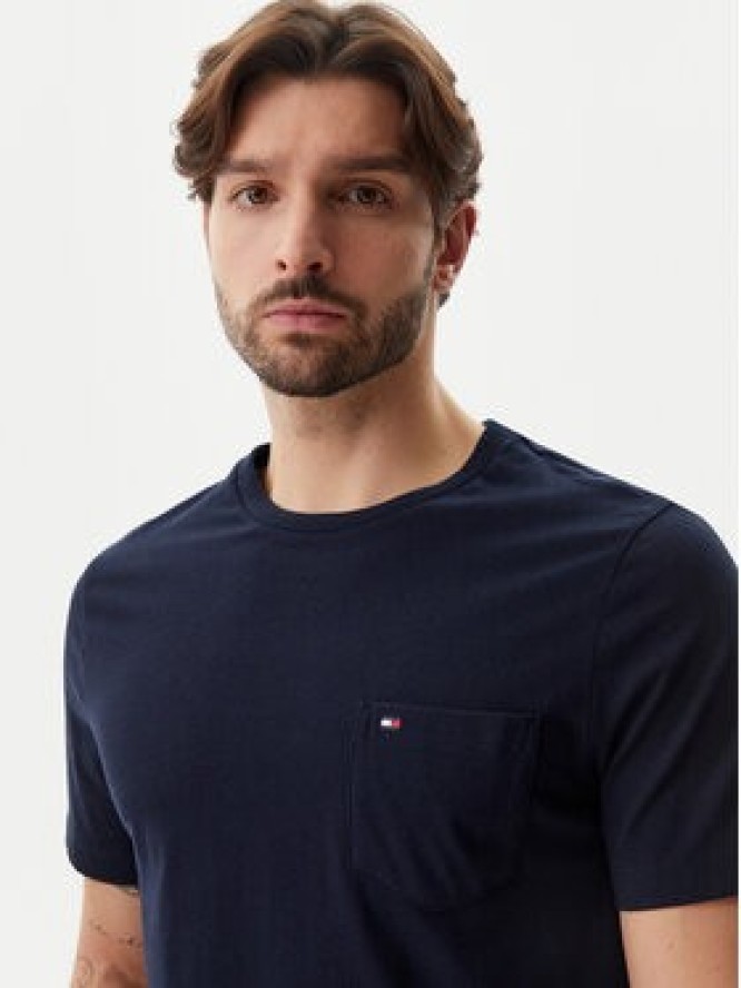 Tommy Hilfiger T-Shirt Essential MW0MW37283 Granatowy Regular Fit