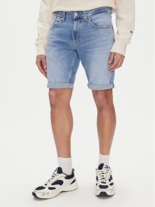Tommy Jeans Szorty jeansowe Ronnie DM0DM20962 Niebieski Slim Fit