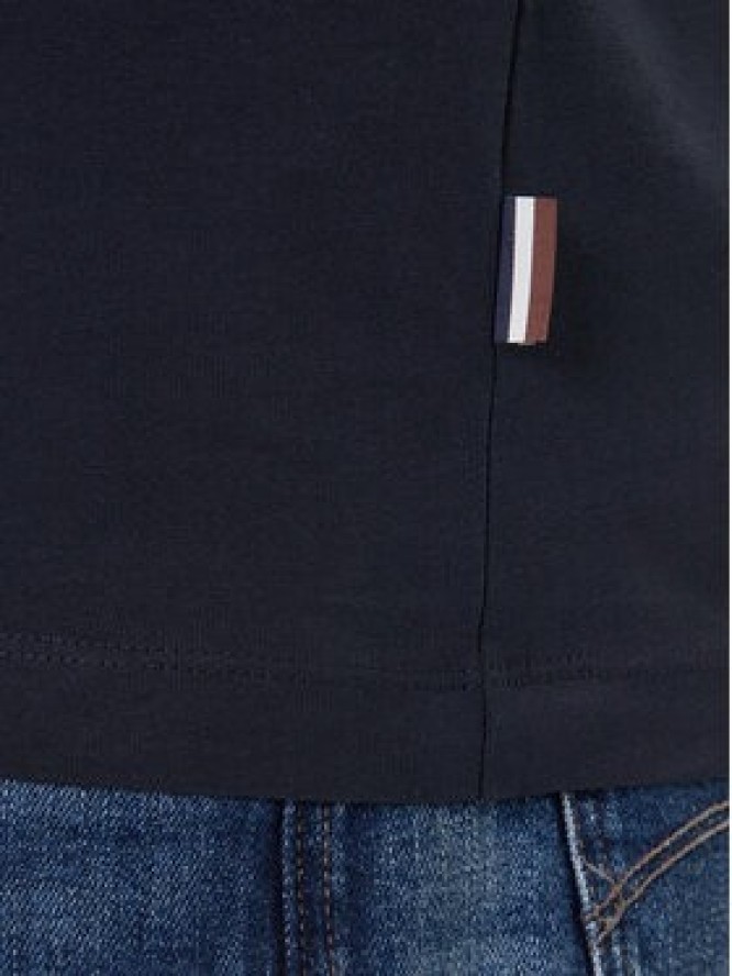 Bugatti Longsleeve 8330-85044D Granatowy Regular Fit