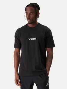adidas T-Shirt Essentials Linear JE8993 Czarny Regular Fit