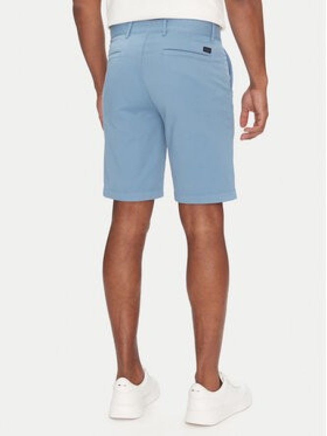BOSS Szorty materiałowe Chino-Slim-Shorts 50536723 Niebieski Regular Fit