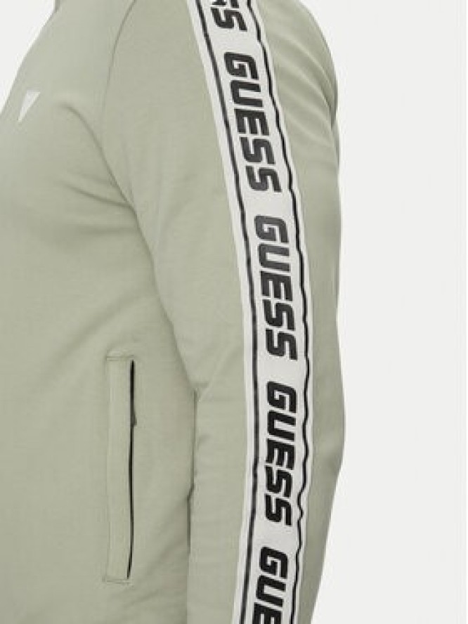 Guess Bluza Z2YQ12 K6ZS1 Zielony Regular Fit