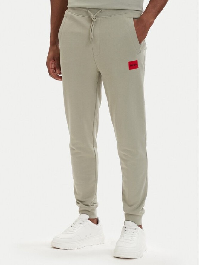 HUGO Spodnie dresowe Doak212 50447963 Zielony jasny Regular Fit