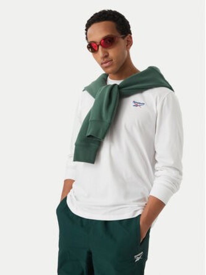 Reebok Longsleeve Feliks RK25738CCM Biały Regular Fit