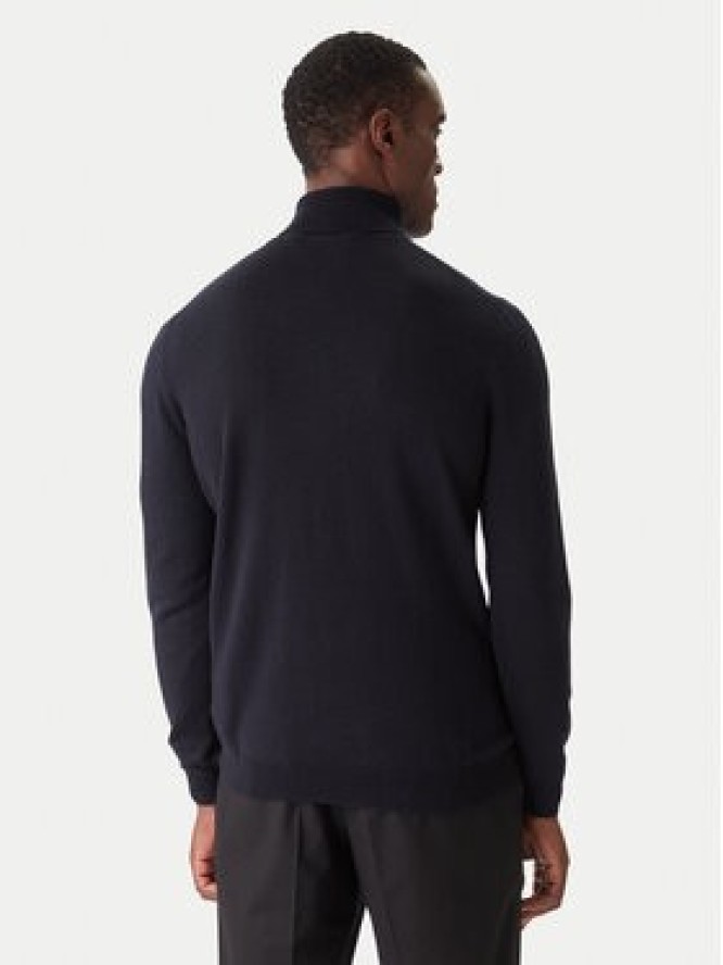 KARL LAGERFELD Golf 655058 554399 Granatowy Regular Fit