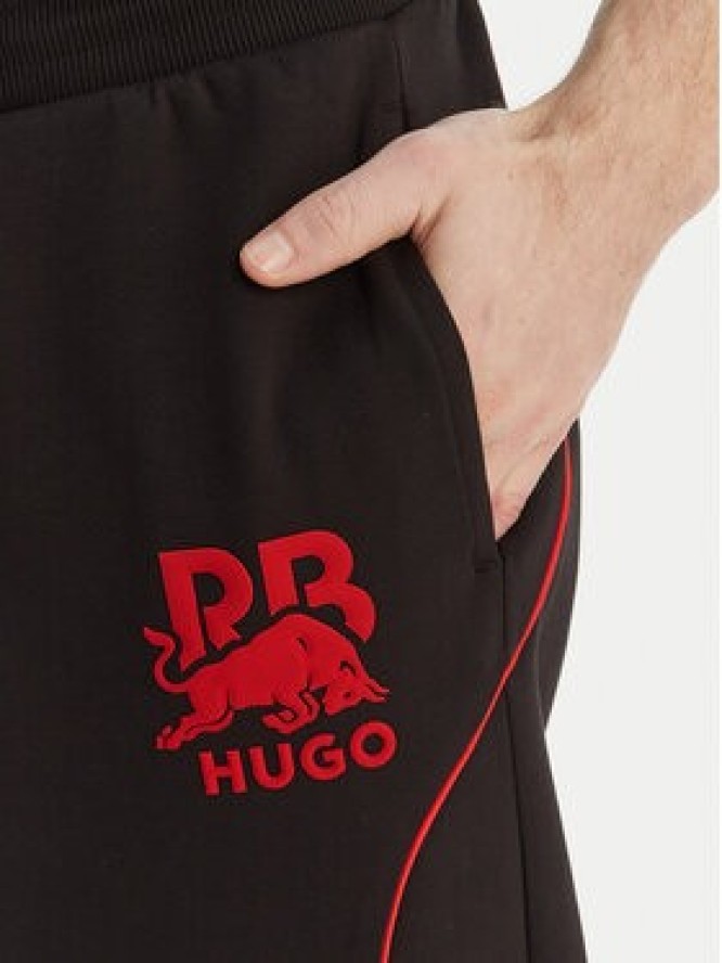 HUGO Spodnie dresowe Dusson_RB 50559707 Czarny Relaxed Fit