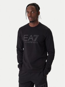 EA7 Emporio Armani Bluza 7M002278 AF22266 MC005 Czarny Regular Fit