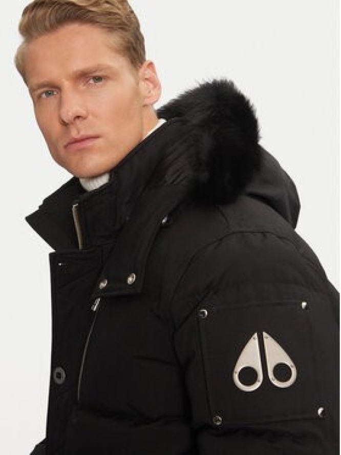 Moose Knuckles Kurtka puchowa Original 3Q Neoshear M32MJ128SX Czarny Slim Fit