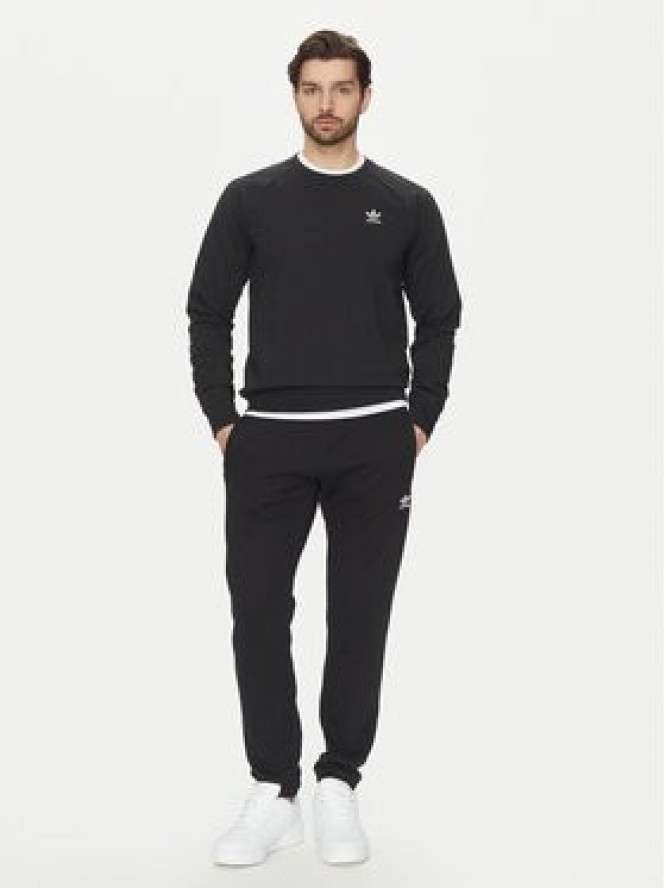 adidas Spodnie dresowe Trefoil Essentials JD2422 Czarny Slim Fit