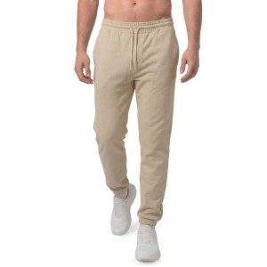 Męskie spodnie tenisowe Siroko Topspin Beige