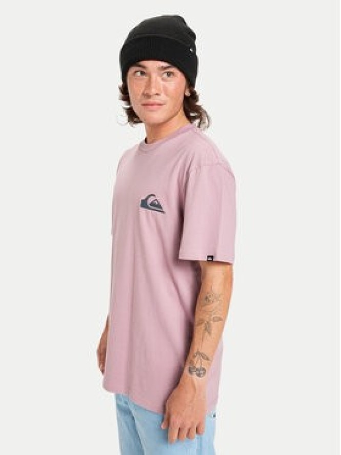Quiksilver T-Shirt Ev Mini Logo Ss EQYZT08181 Fioletowy Regular Fit