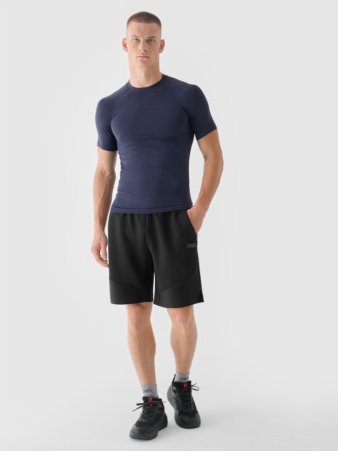 4F Spodenki treningowe szybkoschnące męskie 4F x Robert Lewandowski - czarne XXL