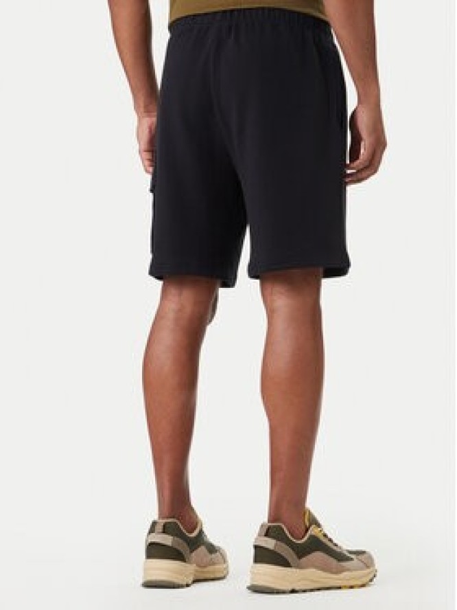 Napapijri Szorty sportowe N-Box Logo Cargo NP0A4I59 Czarny Regular Fit