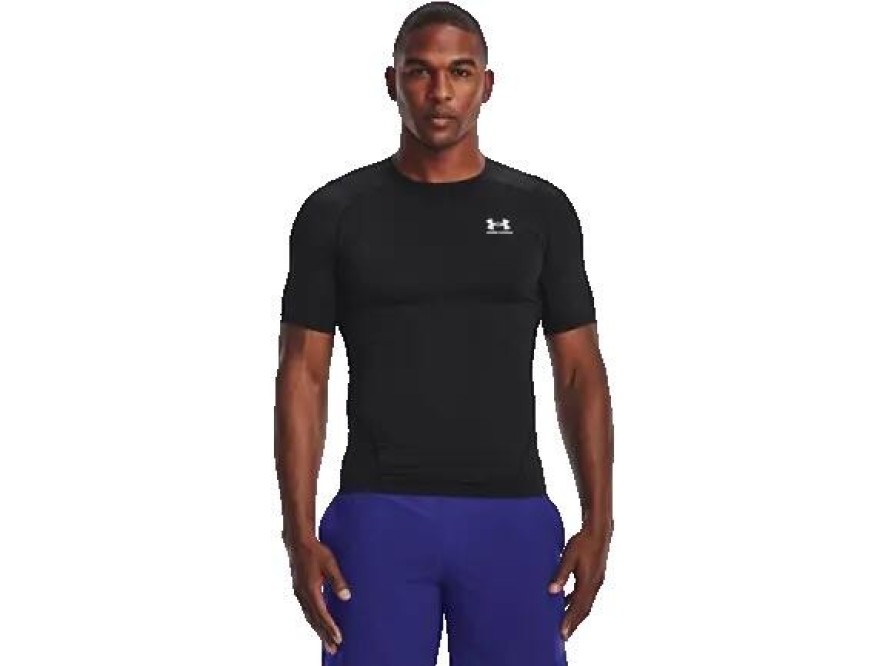 T-shirt de compression à manche courte Under Armour HeatGear Noir pour homme