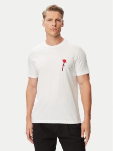 HUGO T-Shirt Diflow 50574447 Biały Regular Fit