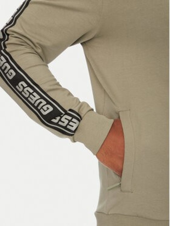 Guess Bluza Z2YQ12 K6ZS1 Zielony Regular Fit