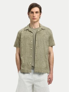 Selected Homme Koszula 16097686 Zielony Regular Fit