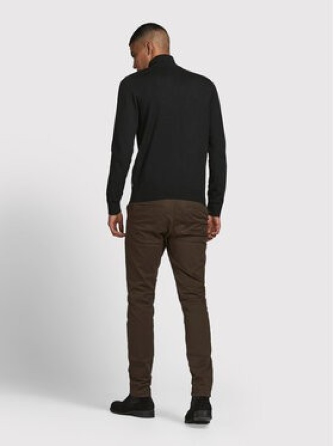 Jack & Jones Sweter Emil 12189339 Czarny Regular Fit