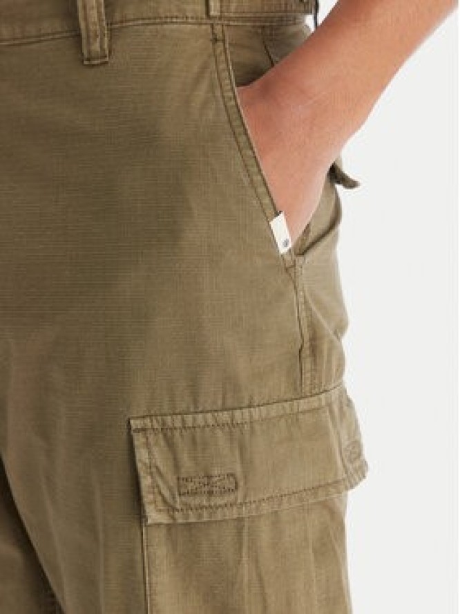 Element Spodnie cargo Relax Cargo ELYNP00203 Khaki Relaxed Fit