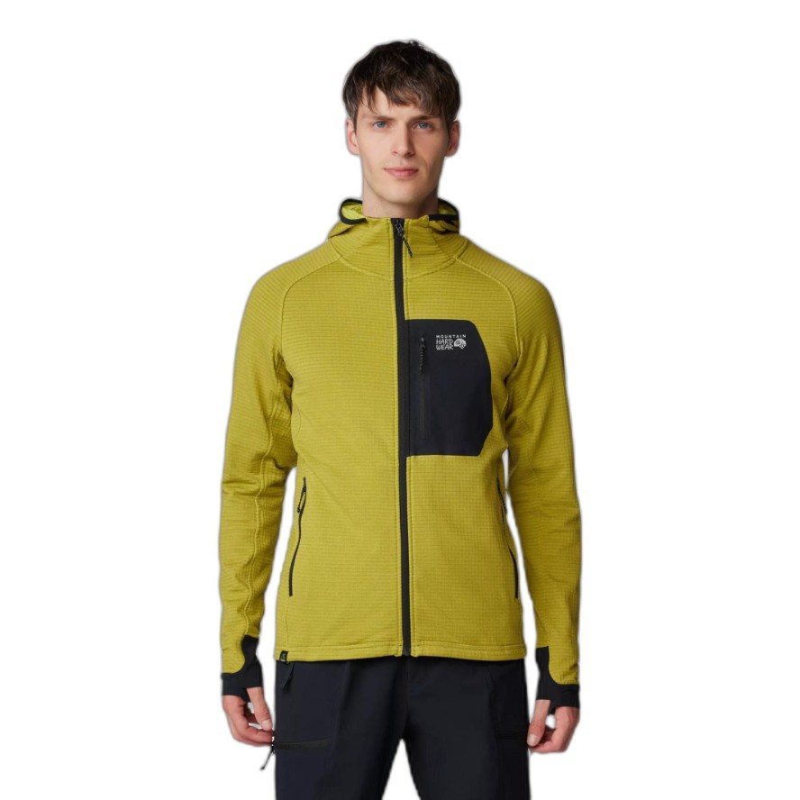 Bluza z kapturem z pełnym zamkiem błyskawicznym Mountain Hardwear Polartec® Powe