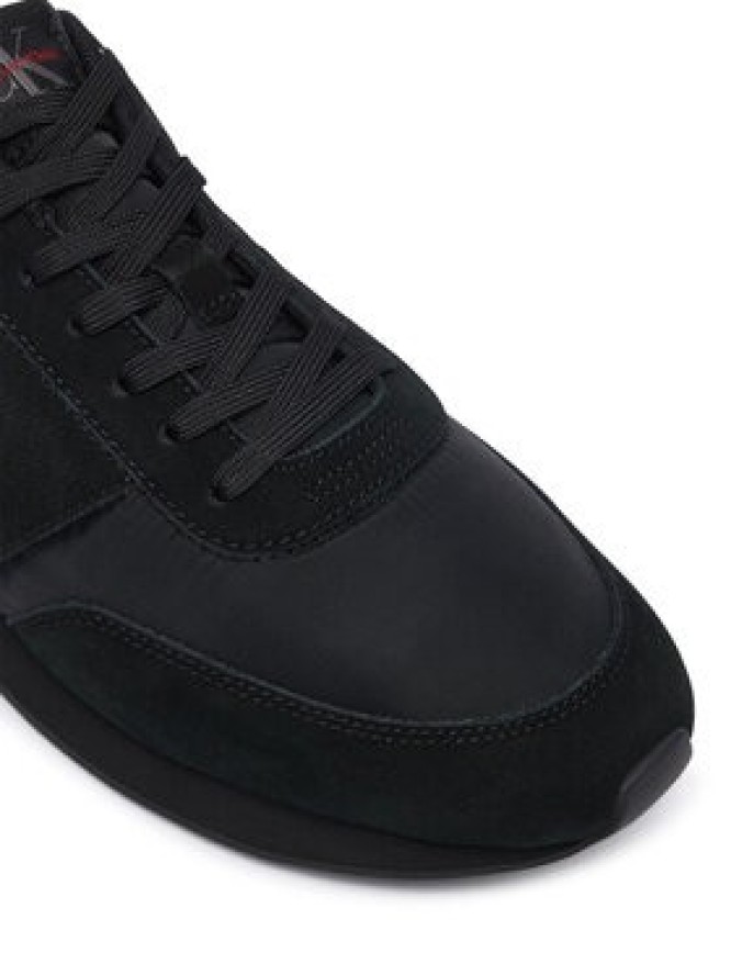 Calvin Klein Sneakersy Retro Runner Band Lth-Su HM0HM02212 Czarny