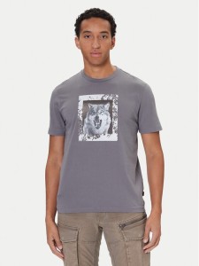 BOSS T-Shirt Lupo 50554615 Szary Regular Fit