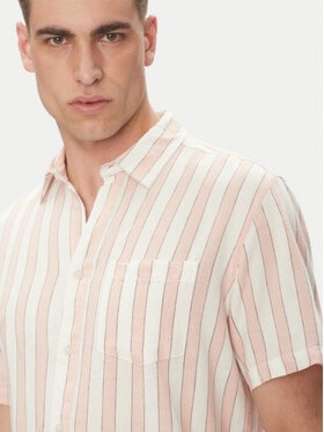 Blend Koszula 20718392 Różowy Regular Fit