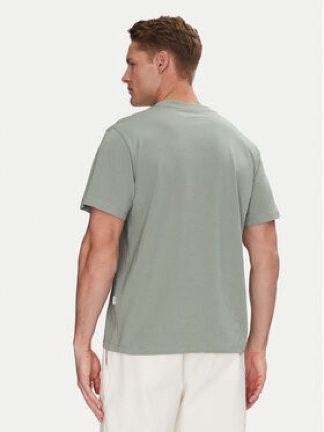 Selected Homme T-Shirt Aspen 16087842 Zielony Regular Fit