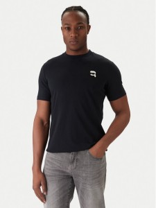 KARL LAGERFELD T-Shirt 755710 561224 Granatowy Regular Fit