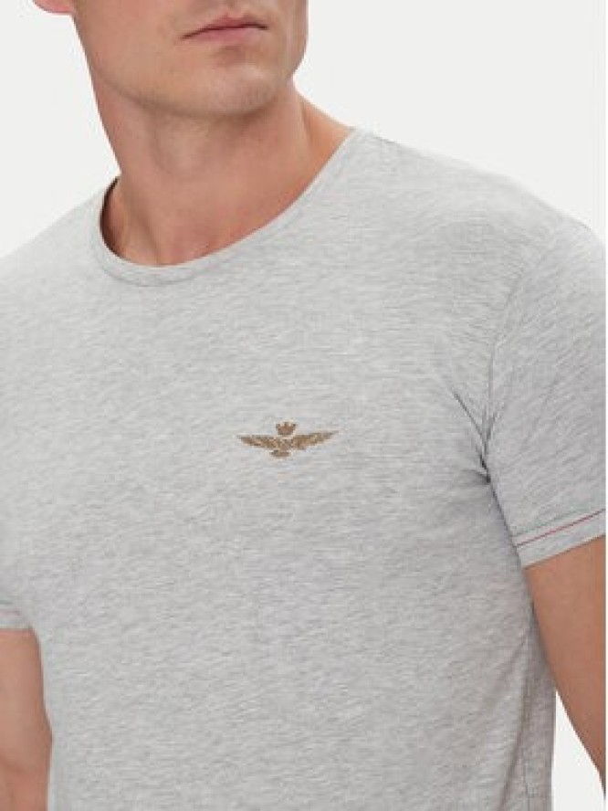 Aeronautica Militare T-Shirt AM1UTI003 Szary Regular Fit