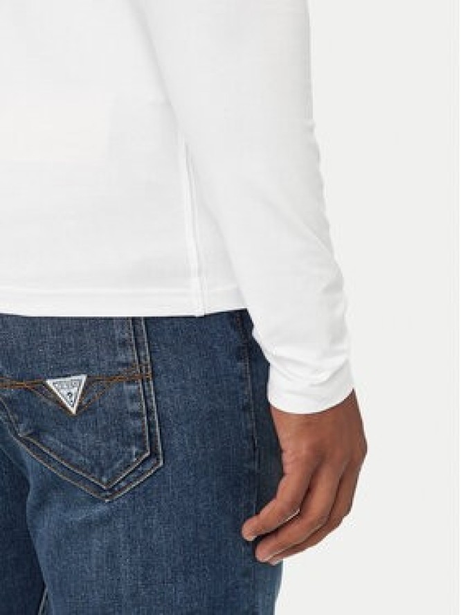 Guess Longsleeve M6YI28 K3733 Biały Regular Fit