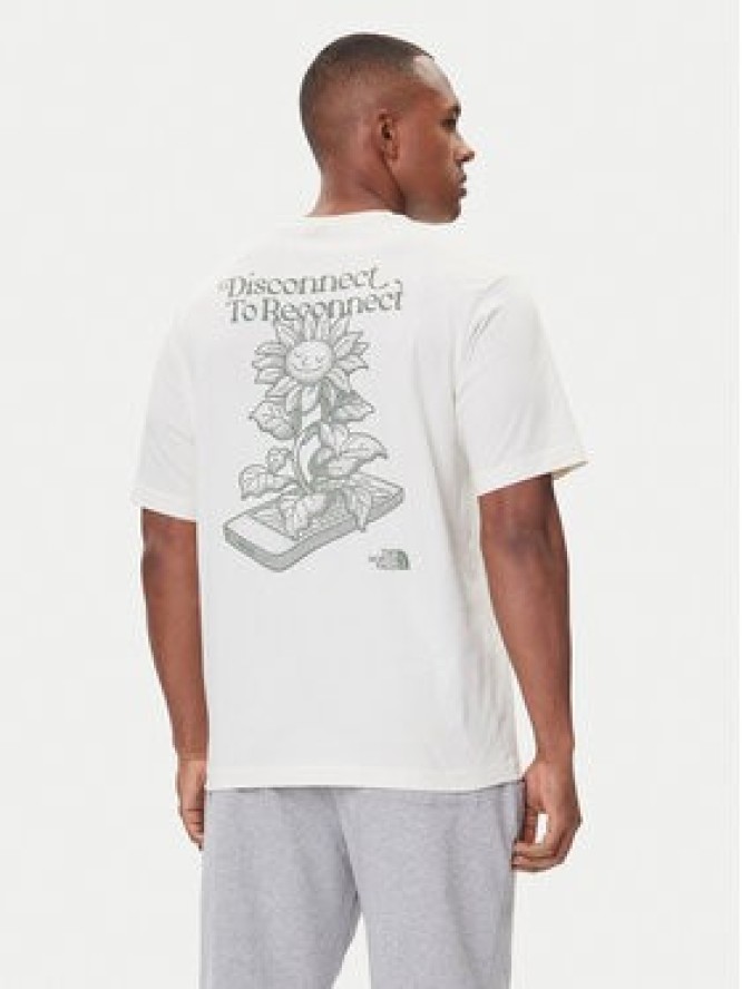 The North Face T-Shirt Connect NF0A8E3Y Beżowy Relaxed Fit