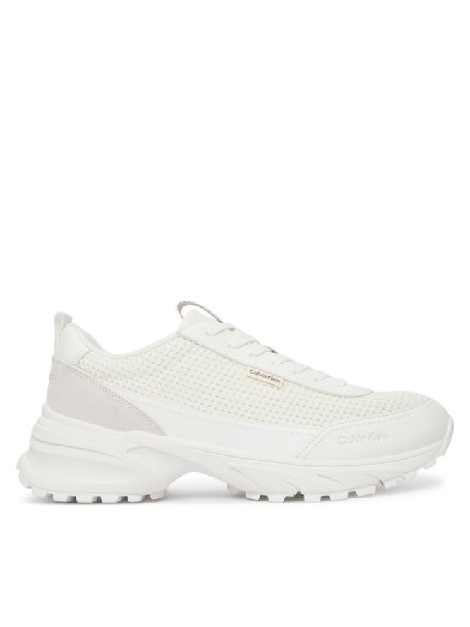 Calvin Klein Sneakersy Hike Runner Laceup Mesh HM0HM02240 Biały