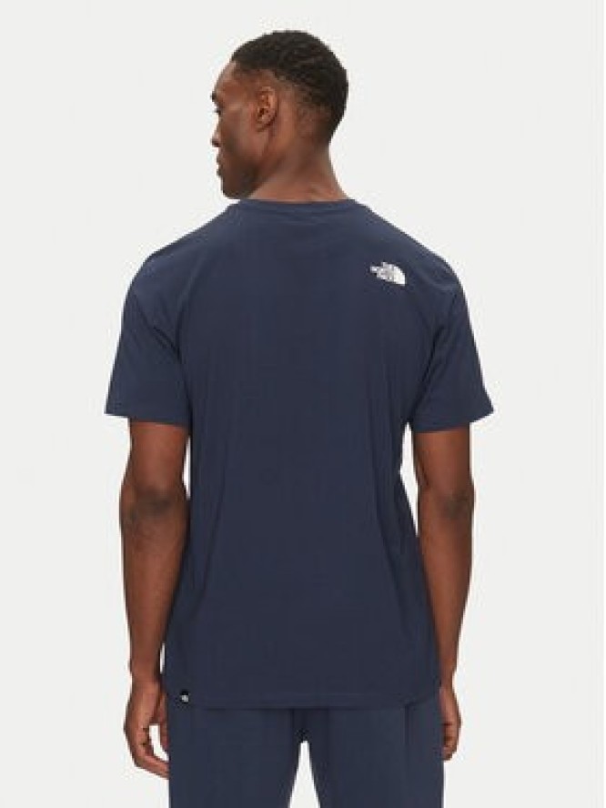 The North Face T-Shirt Easy NF0A8A6C Granatowy Regular Fit
