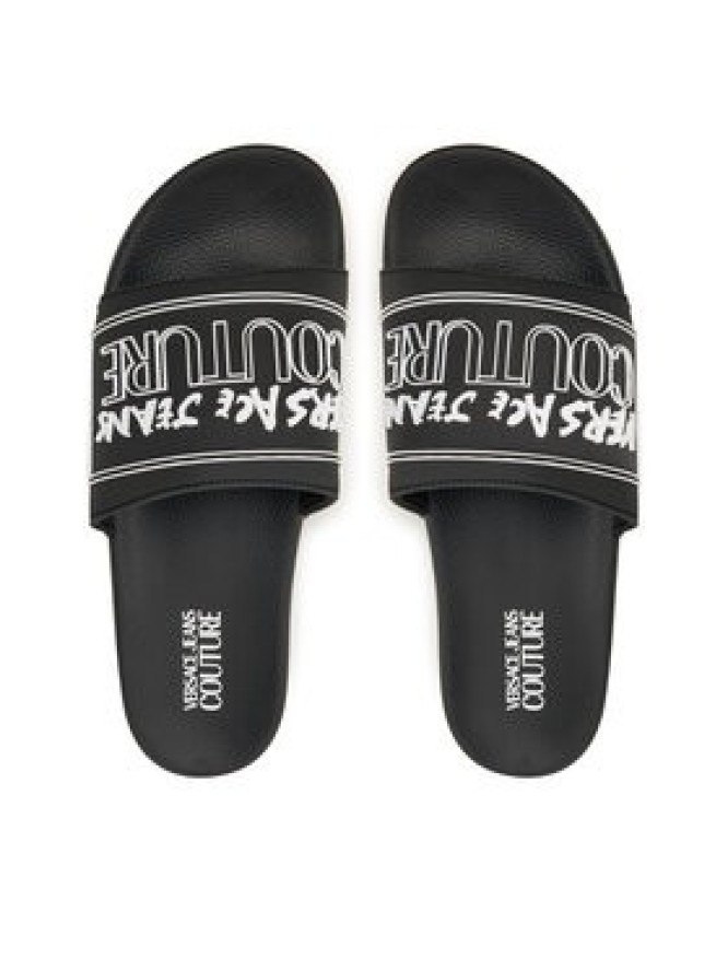 Versace Jeans Couture Klapki 78YA3SQ3 Czarny