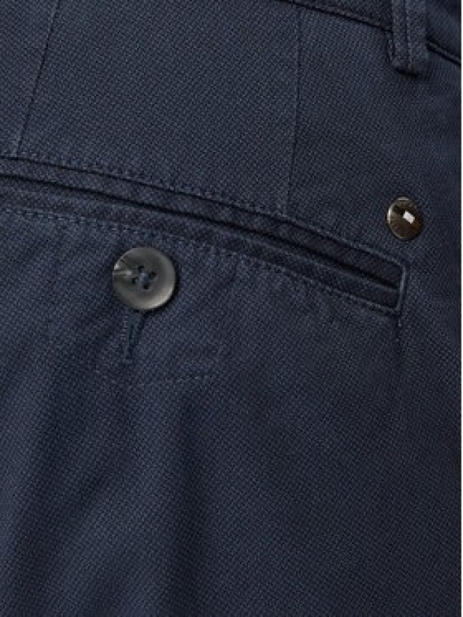 Bugatti Chinosy 4130-16370E Granatowy Regular Fit