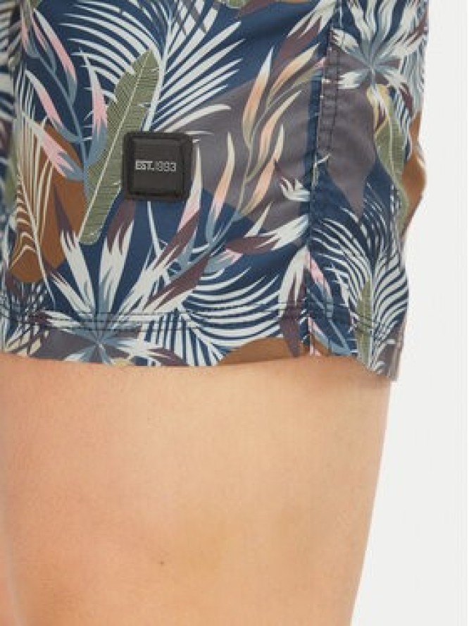 INDICODE Szorty kąpielowe Insandrino 70-896 Granatowy Regular Fit