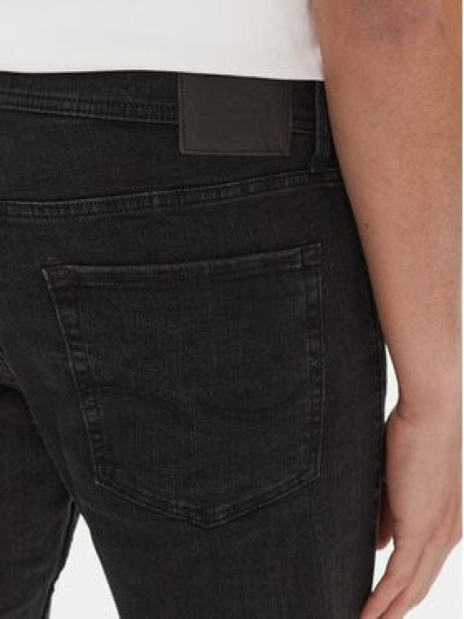 Jack & Jones Jeansy Glenn 12269586 Czarny Slim Fit