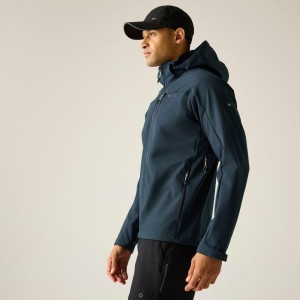 Męska wodoodporna kurtka softshell Arana z kapturem